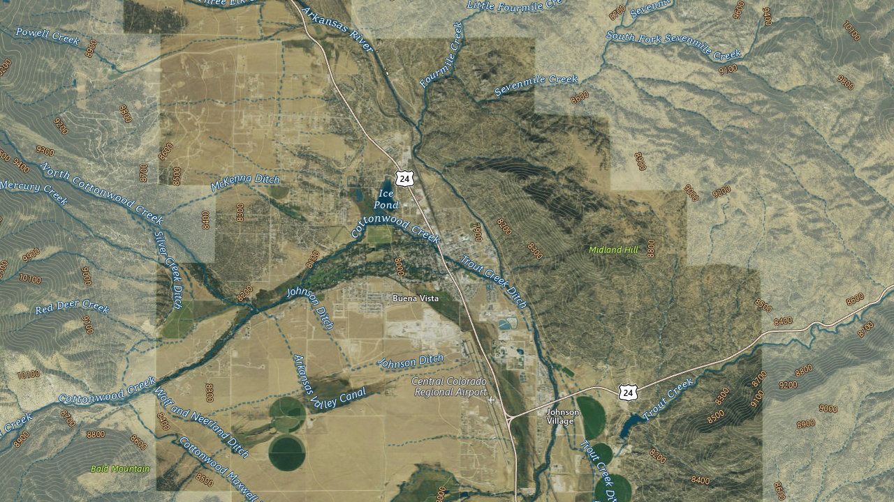 Map showing Cedar Bend Paddle Co.