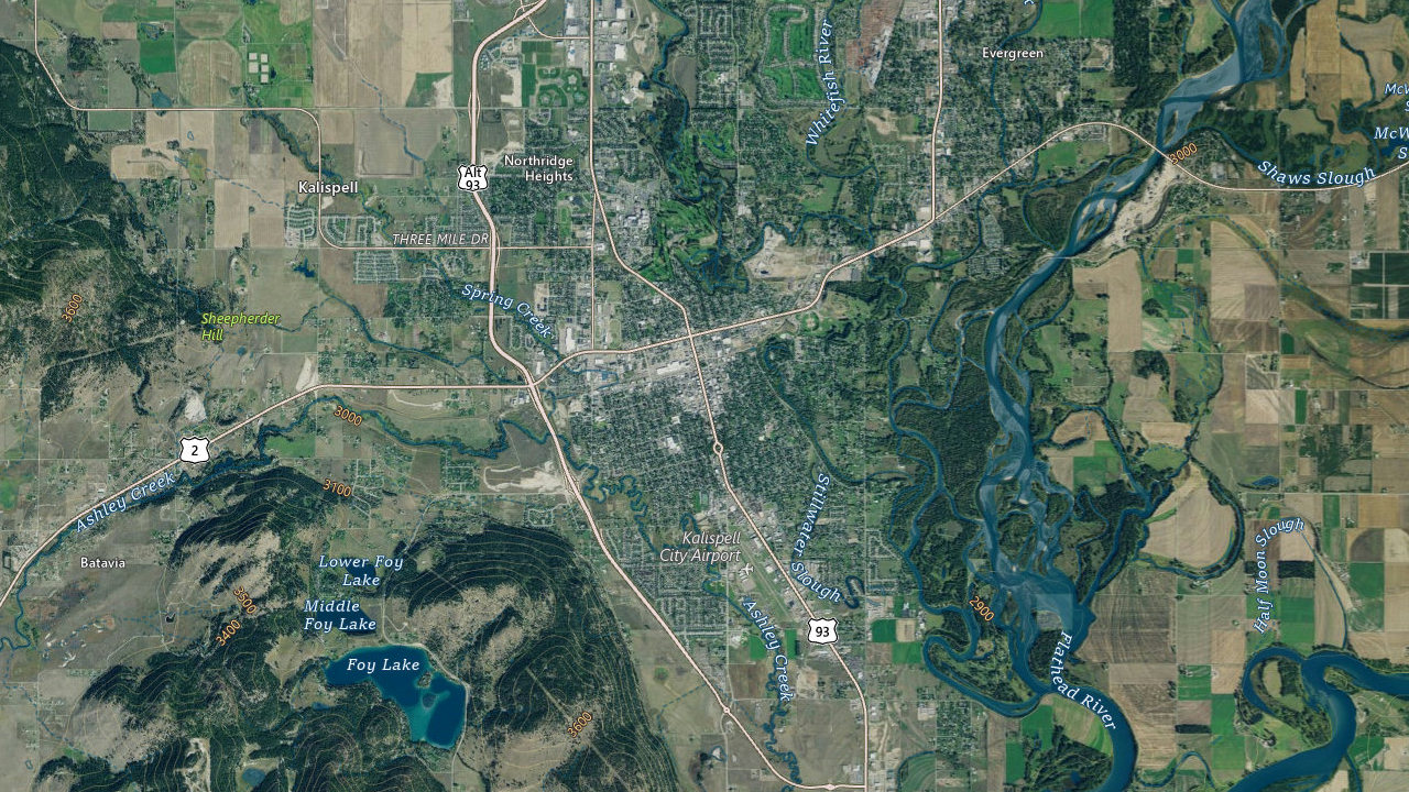 Map showing Lone Larch Hunt Club