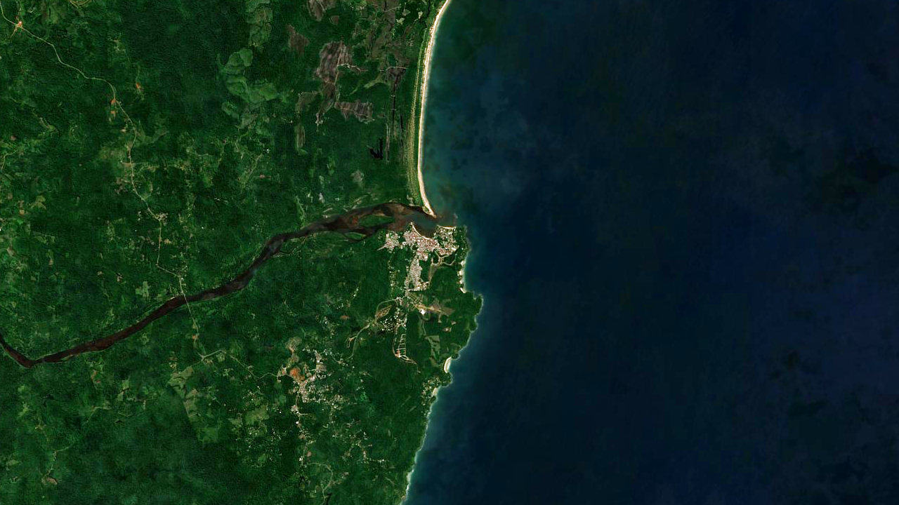 Map showing Nikø Surf School