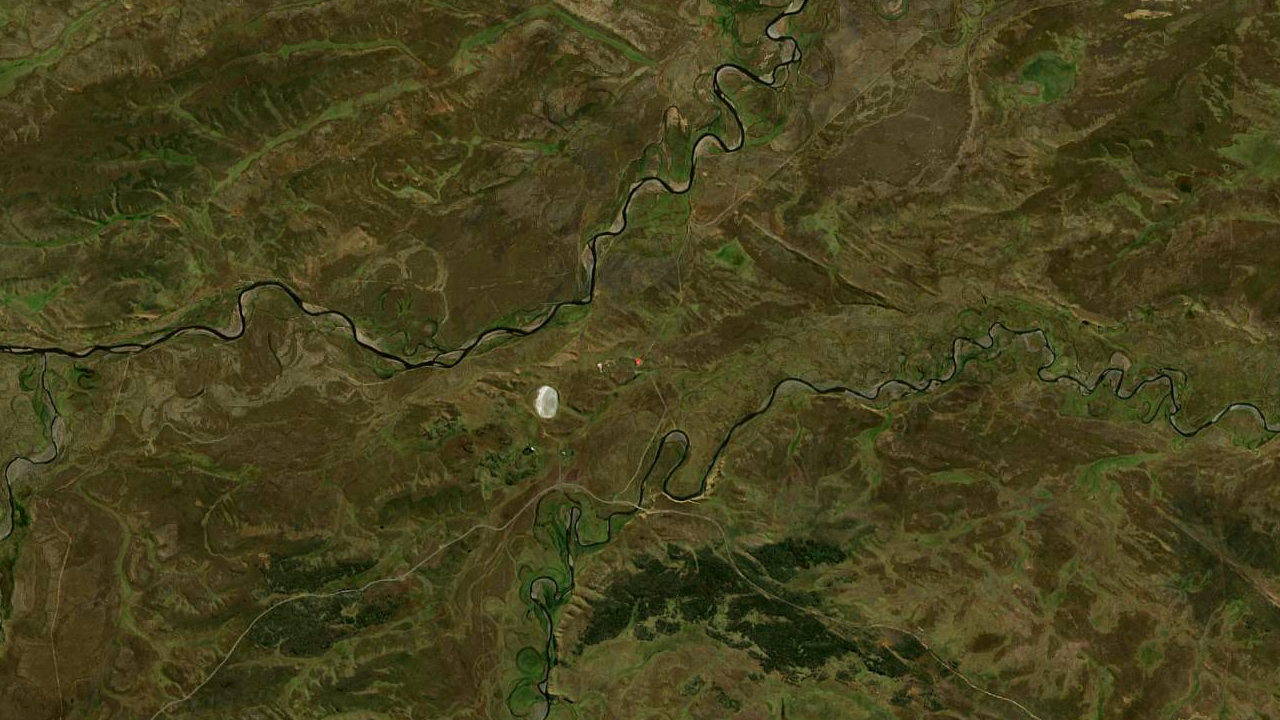 Map showing Kau Tapen Lodge
