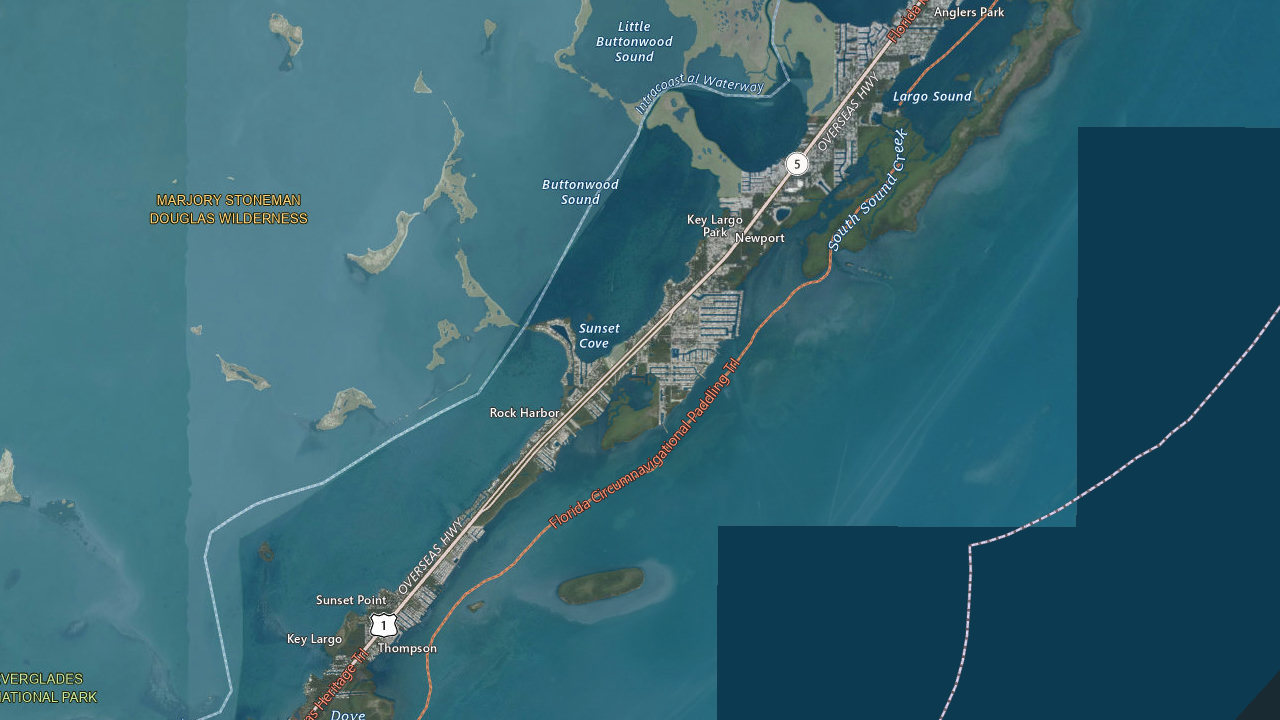 Map showing Flag & Anchor Divers