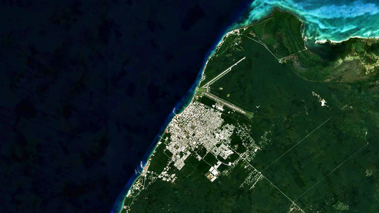 Map showing Blue Magic Scuba