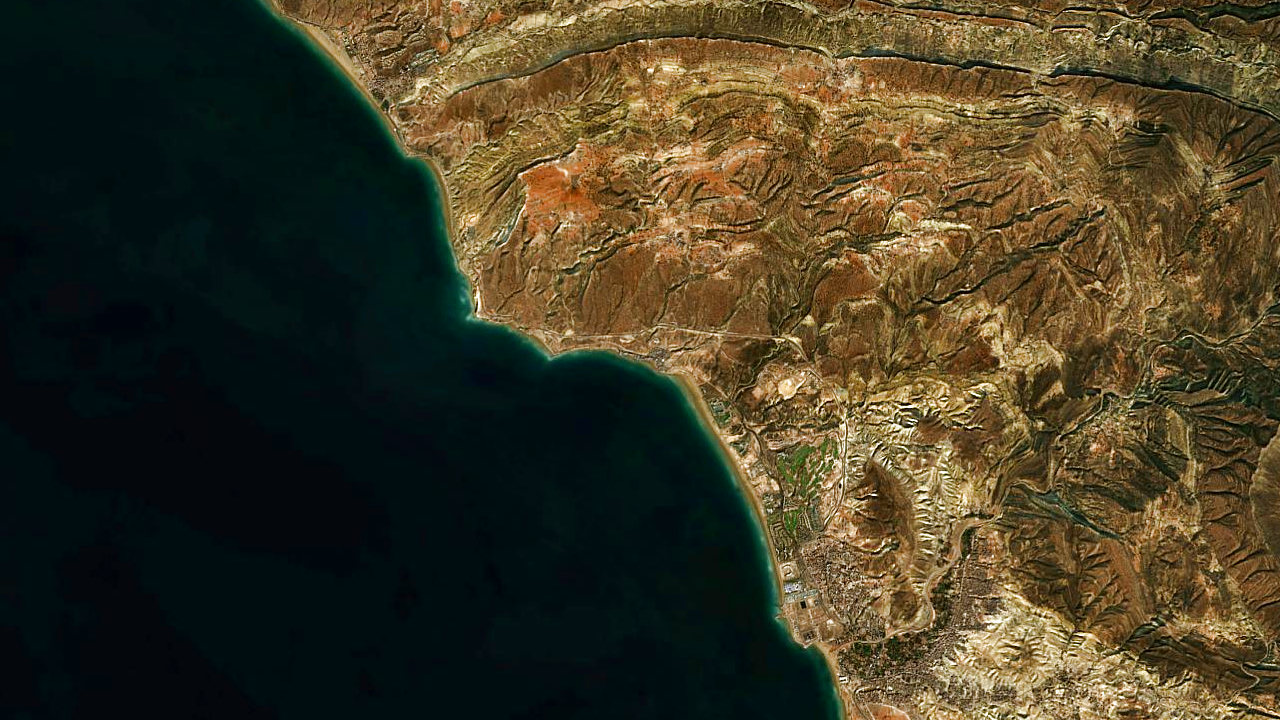Map showing Surf Berbere
