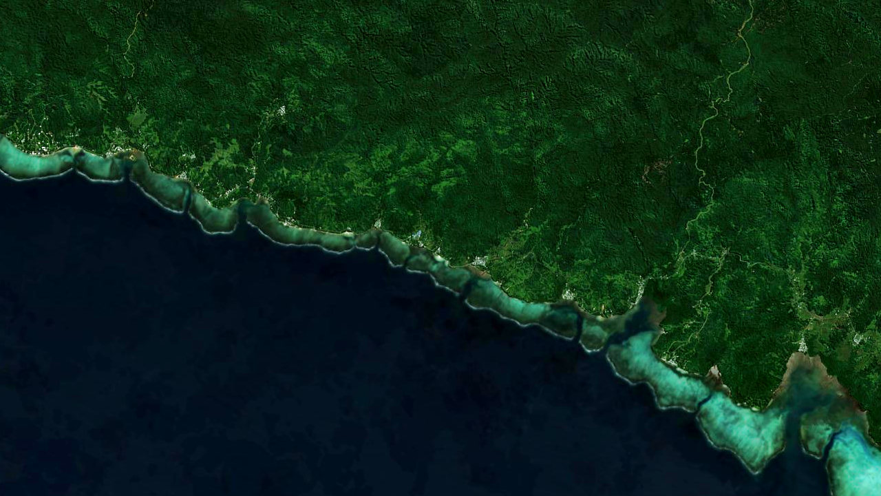 Map showing Endless Summer Fiji