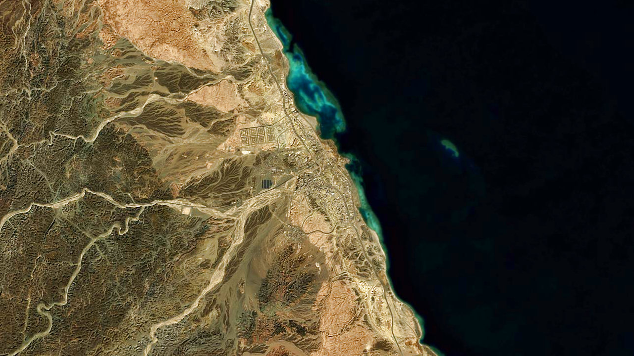 Map showing Marsa Alam Diving Center | Deep south-divers PADI & SDI