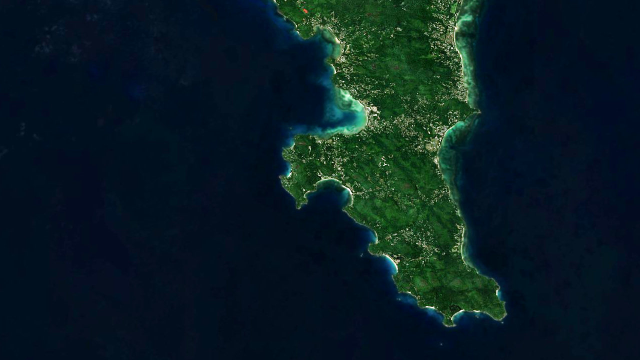 Map showing Dive Resort Seychelles