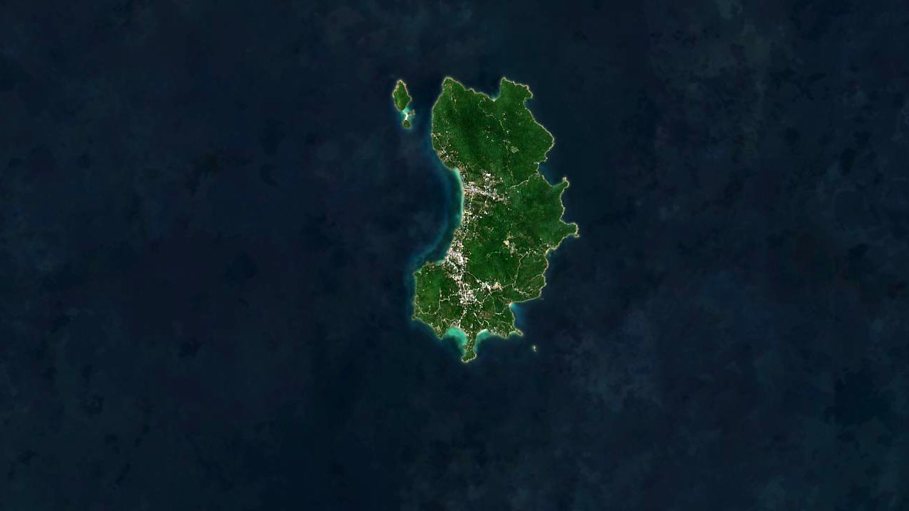 Map showing Koh Tao Scuba Club