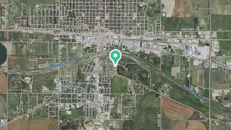 Map of Riverside RV Park and Campground
