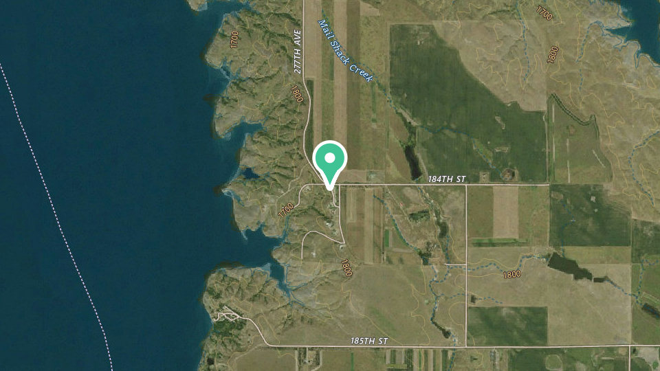 Map of Oahe Views at Little Bend RV Park