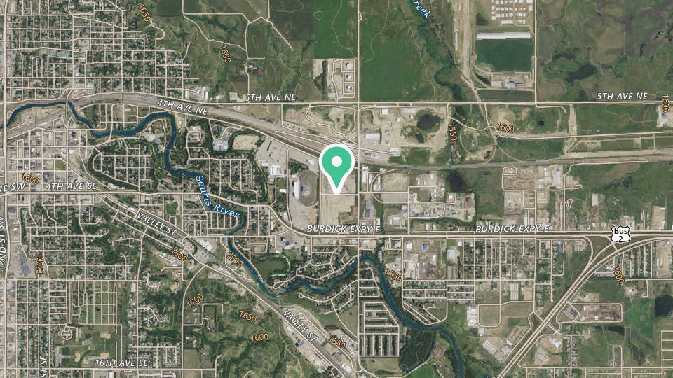 Map of North Dakota State Fair Grounds Red Lot Campground