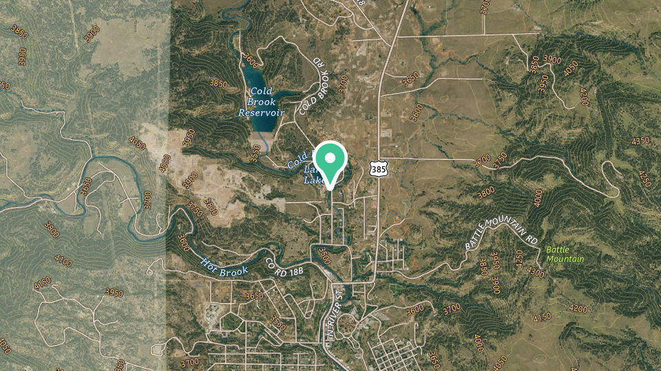 Map of Hidden Lake Campground and Resort