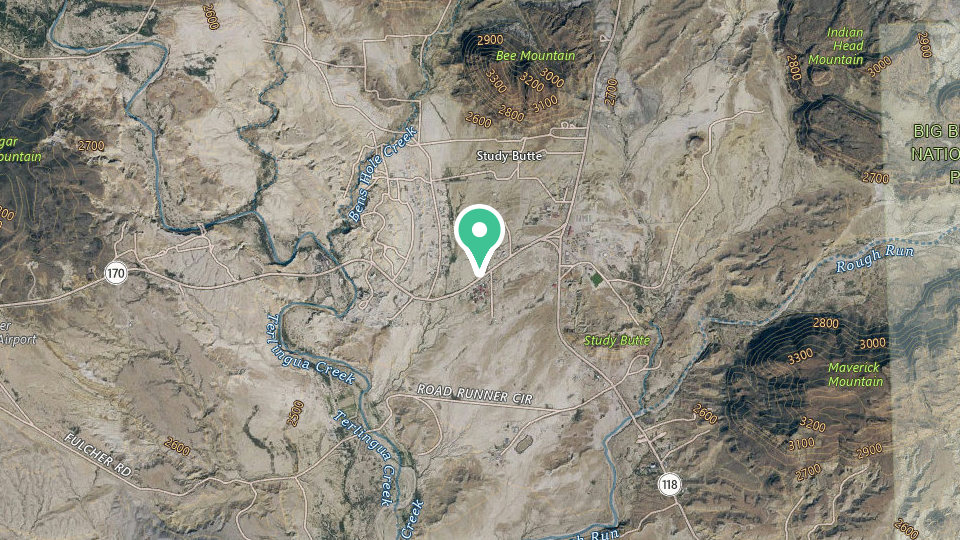 Map of RoadRunner Travelers RV Park