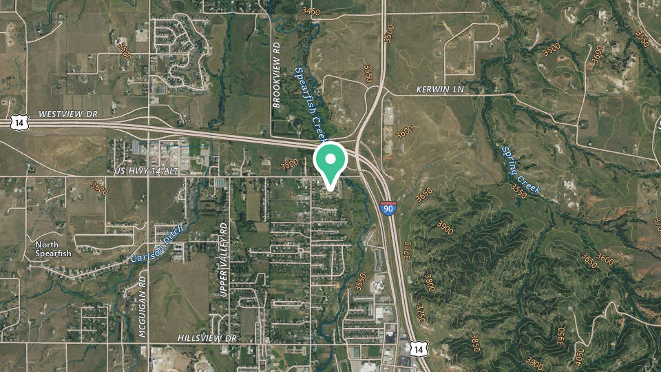Map of Spearfish / Black Hills KOA Holiday