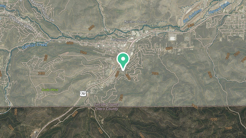 Map of Pine Ridge RV Park
