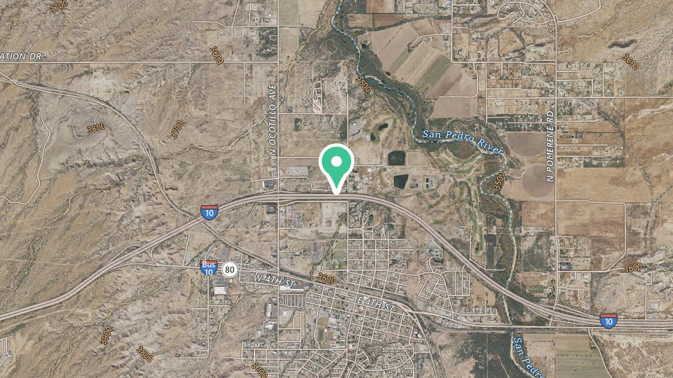 Map of Red Barn RV Park & Campground