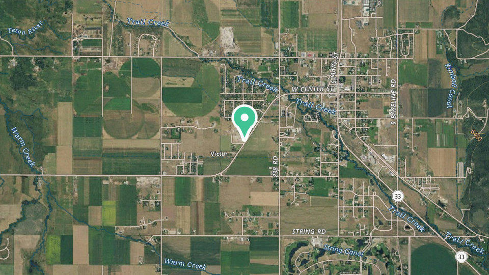 Map of Teton Valley RV Resort