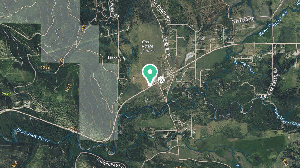 Map of Lost Moose Meadows RV Campground
