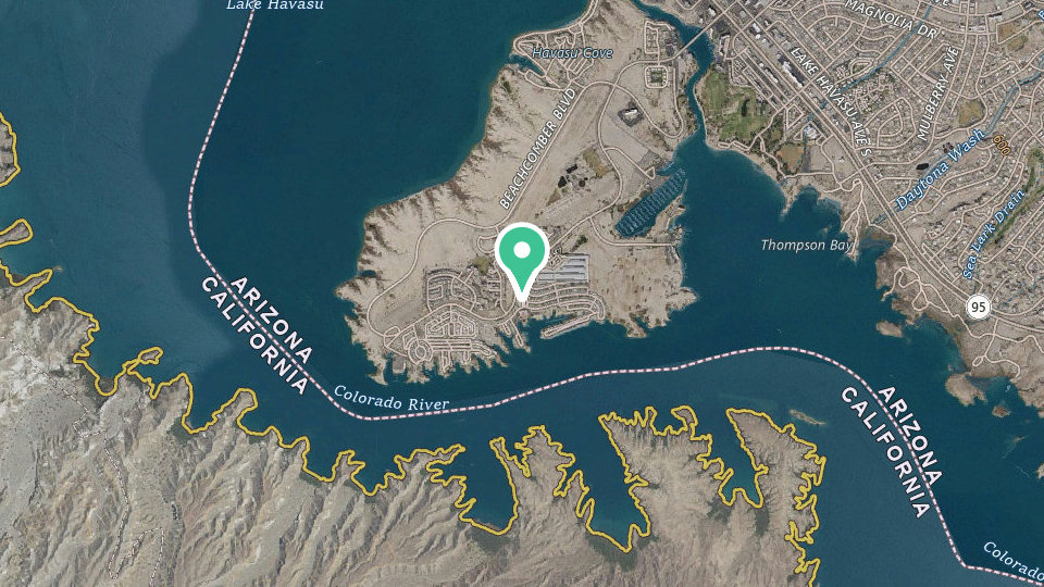 Map of Islander RV Resort