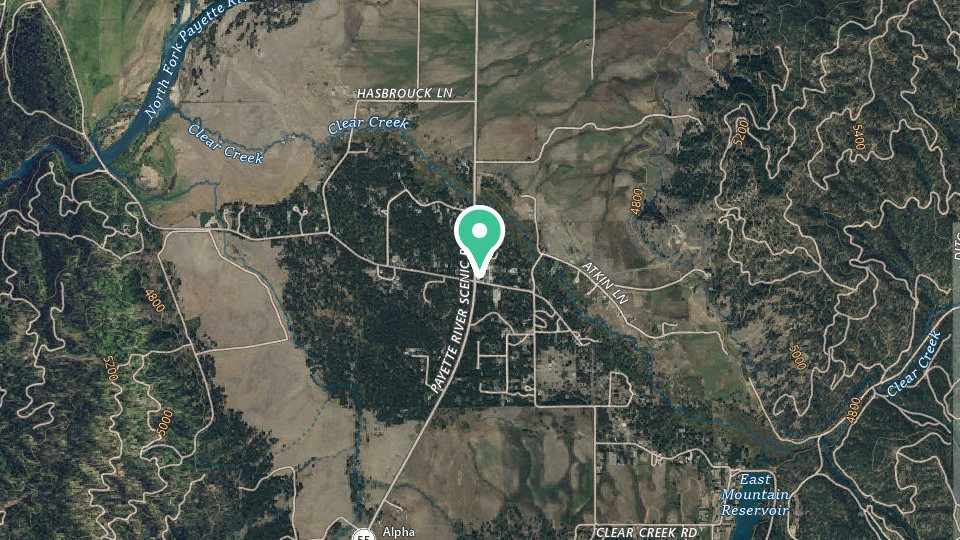 Map of Clear Creek Station RV Park
