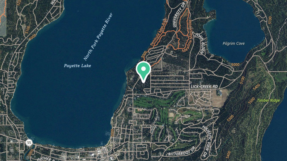 Map of RV Campground