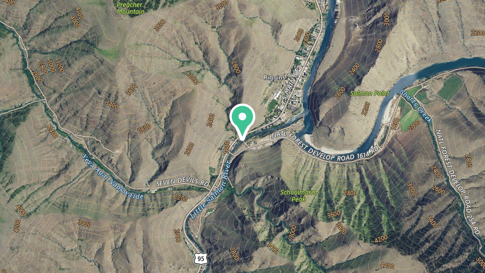 Map of Riverside RV Park