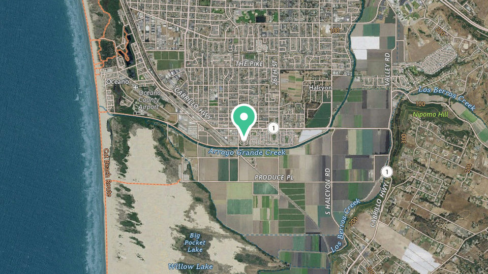 Map of Pismo Sands RV Resort