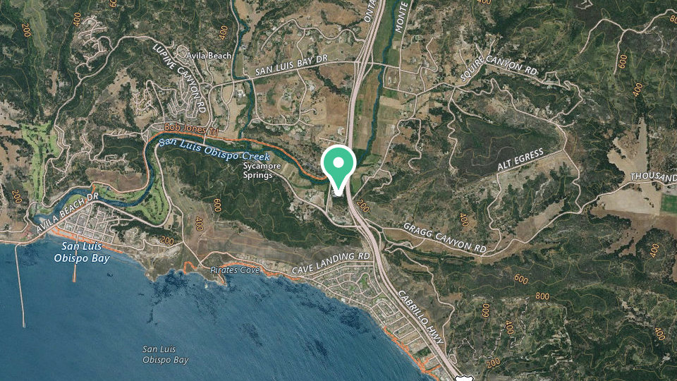 Map of Avila Pismo RV Resort & Campground