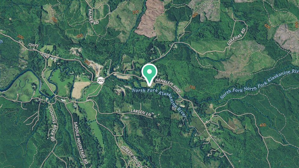 Map of Klaskanine River RV Park