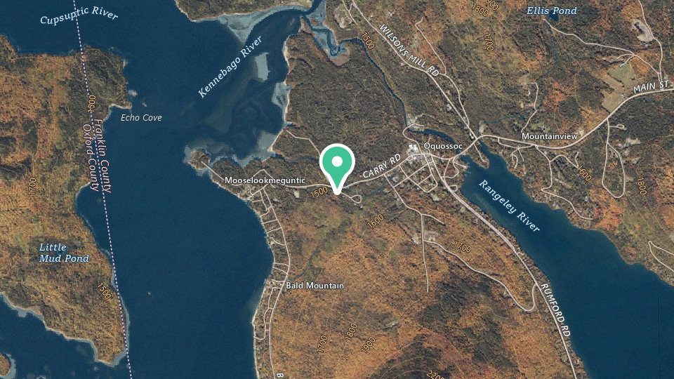 Map of Oquossoc Campground