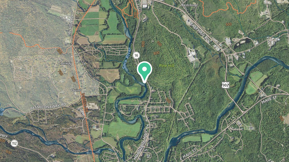 Map of The Beach Camping Area