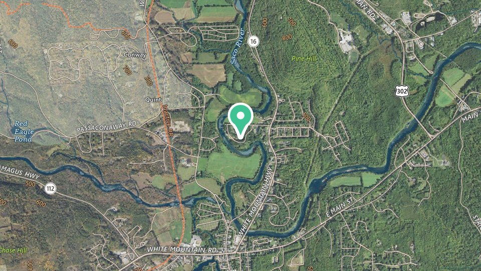 Map of Eastern Slope Camping Area