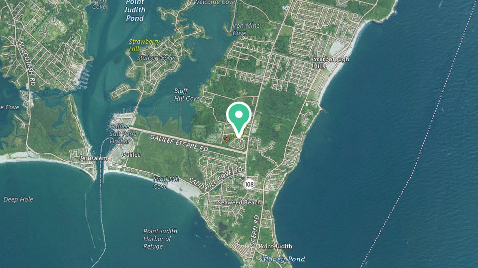Map of Fishermen's Memorial State Park and Campground