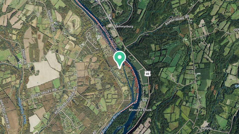 Map of Driftstone Campground