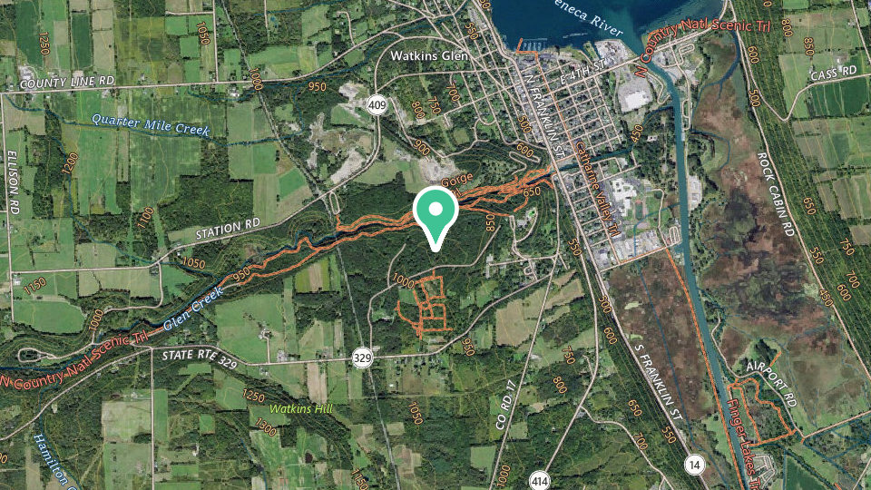 Map of Six Nations Camping Area