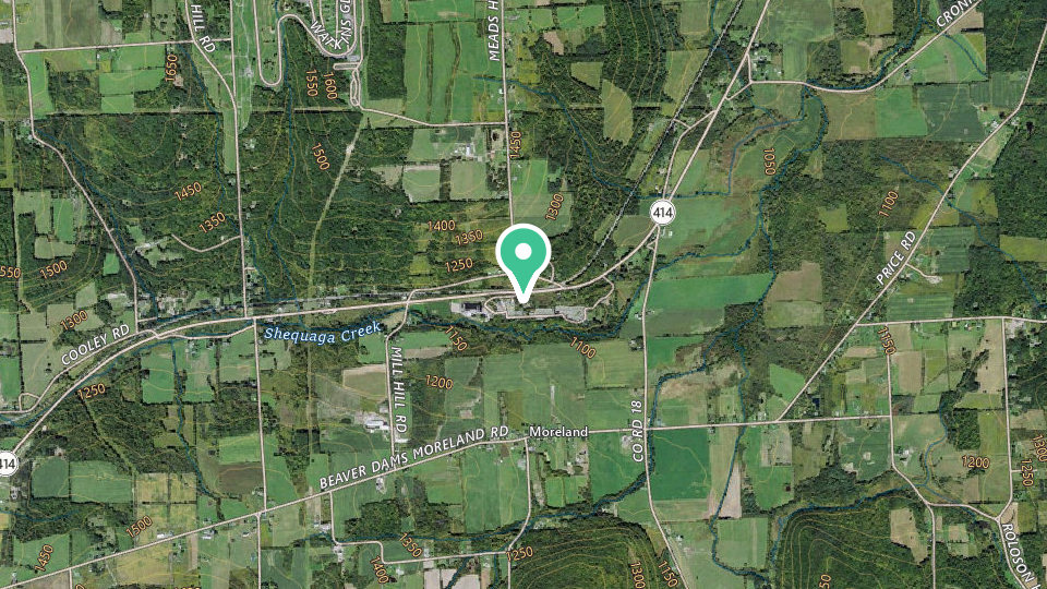 Map of Watkins Glen / Corning KOA Resort