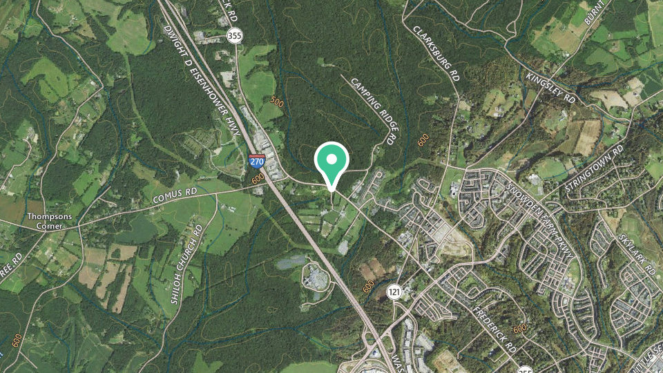 Map of Little Bennett Campground