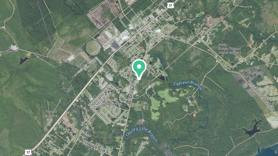 Map of Oceans RV Resort
