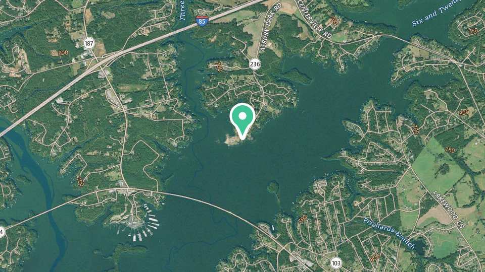 Map of Shores of Asbury RV Resort