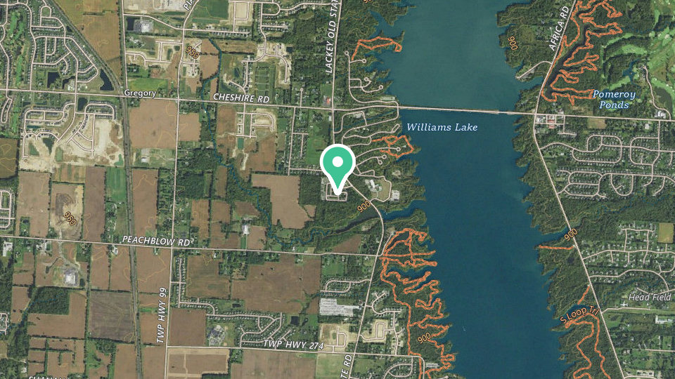 Map of Cross Creek Camping Resort