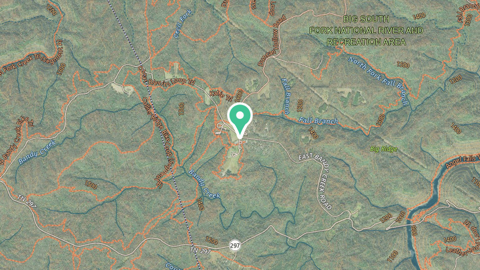 Map of Bandy Creek Campground