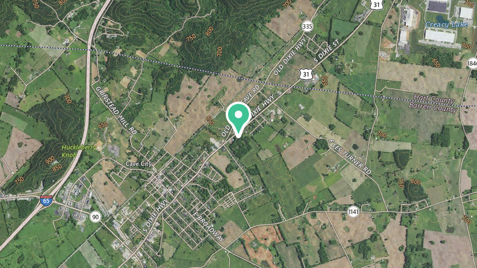 Map of Happy Trails RV Park