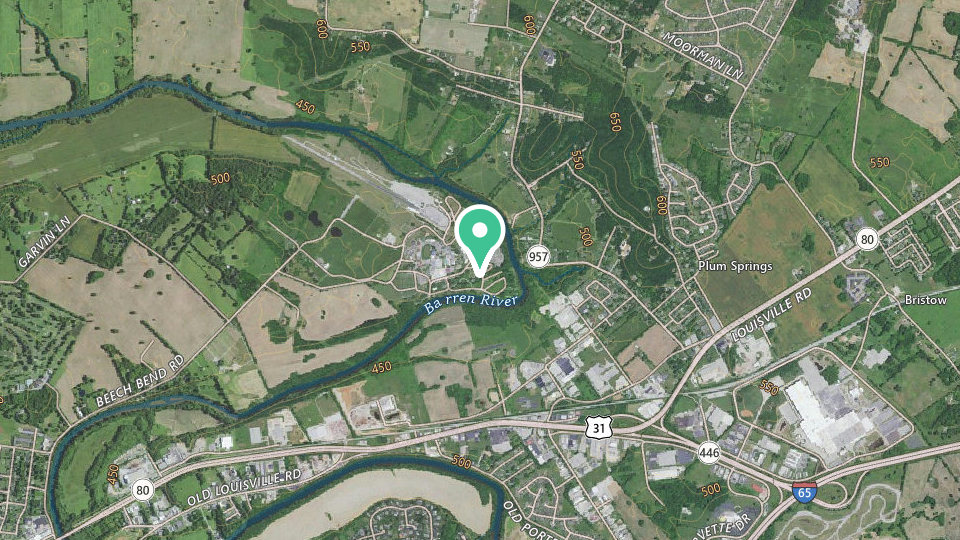 Map of Beech Bend Campground