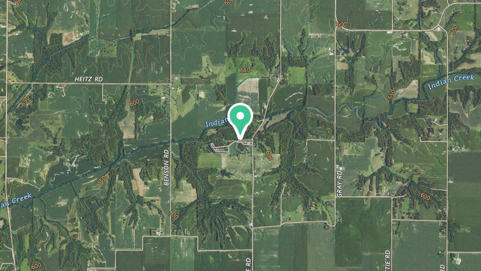 Map of Crazy Horse Campground
