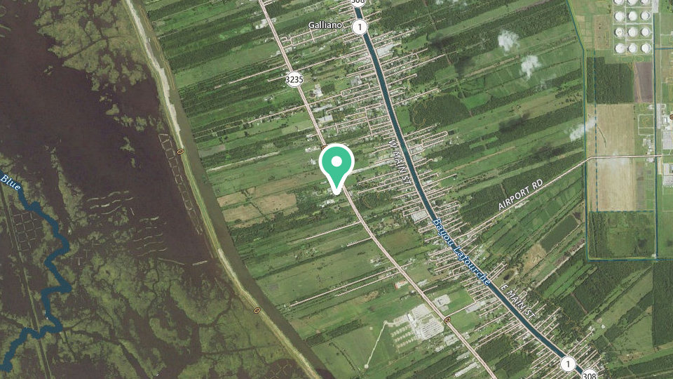 Map of Oasis RV Resort, LLC - RV Park & Cabin Rentals
