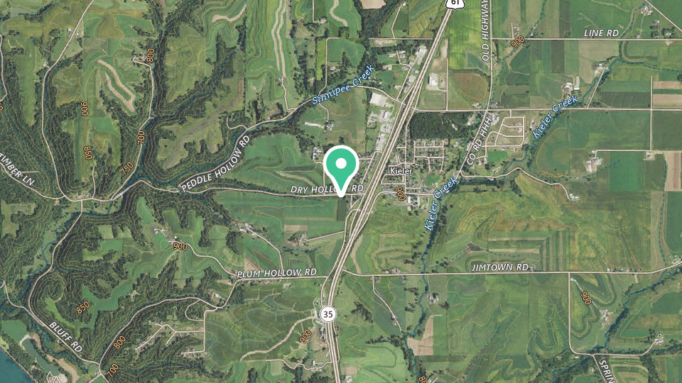 Map of Rustic Barn Campground & RV Park