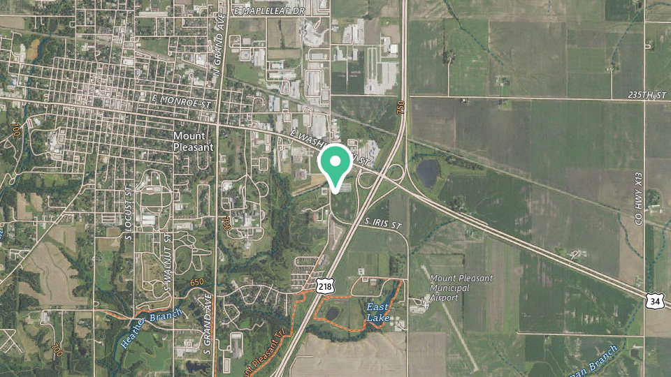Map of Crossroads RV Park