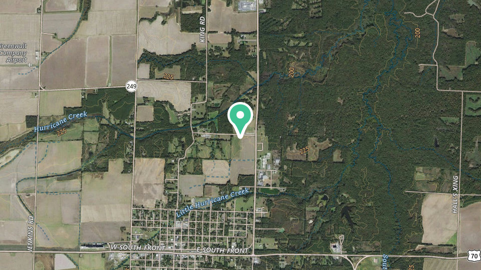 Map of H & G RV Park and Campground