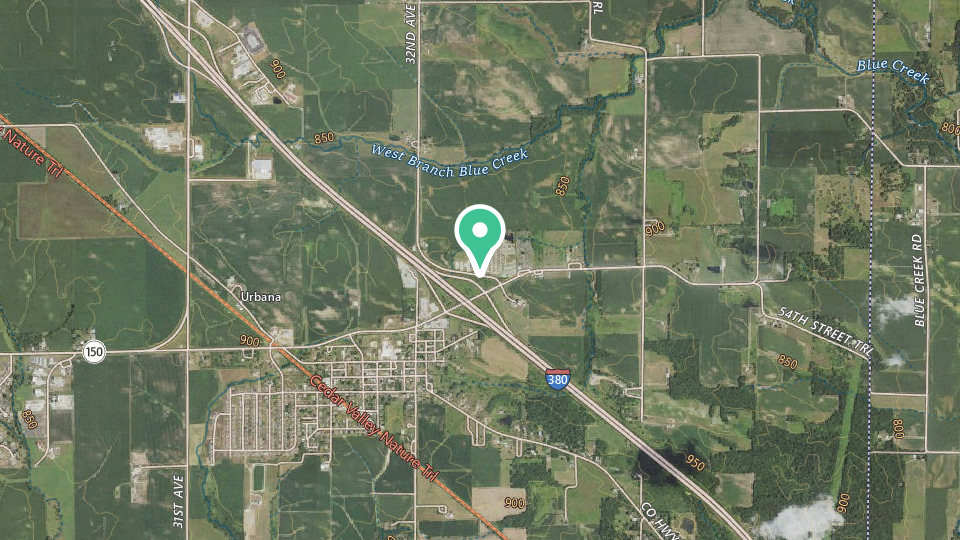 Map of Beyonder Getaway at Lazy Acres RV Park