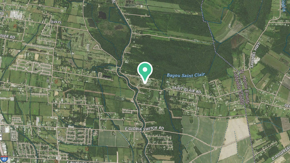 Map of Bayou Wilderness RV Park