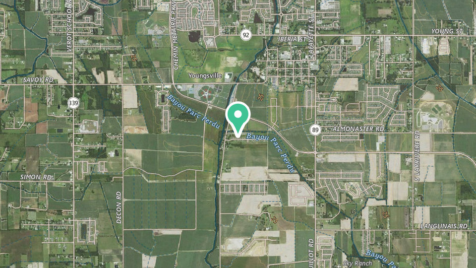 Map of Acadian Oasis RV Park